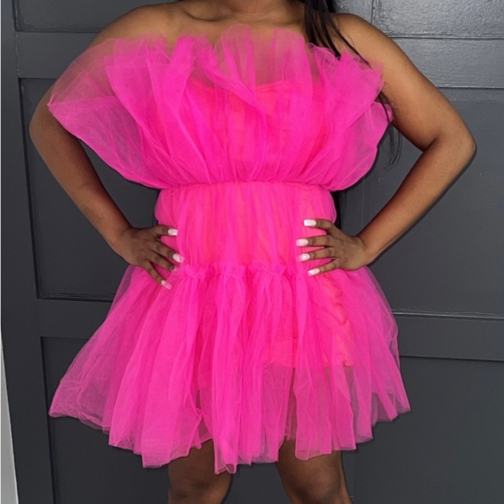 Pink Puff princess dress